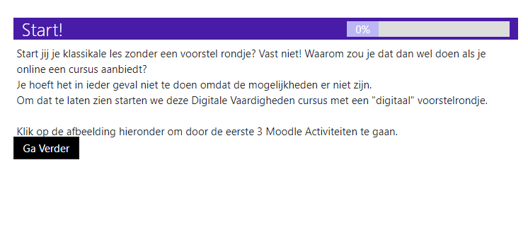 voortgang format