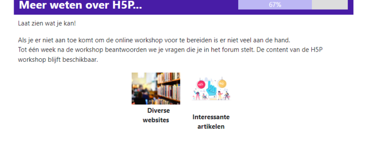 VSF cursusformat: toon alle secties op één pagina zonder module knop
