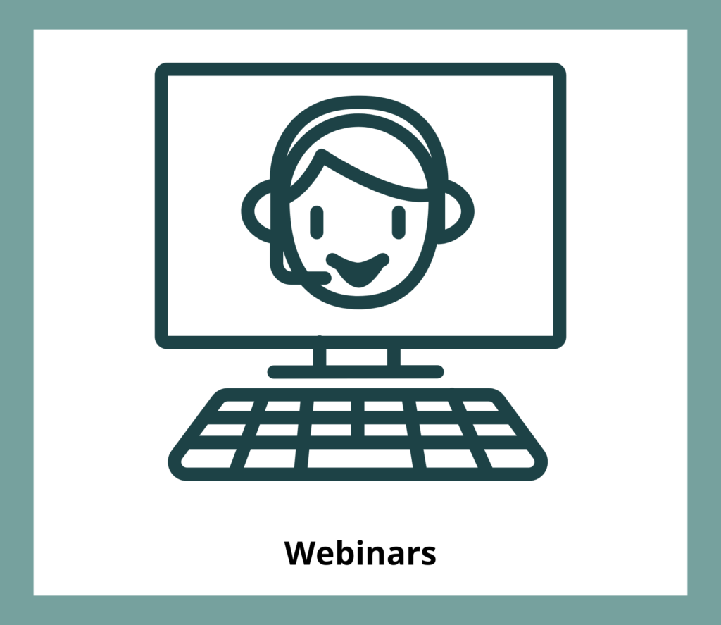 Webinars tegel