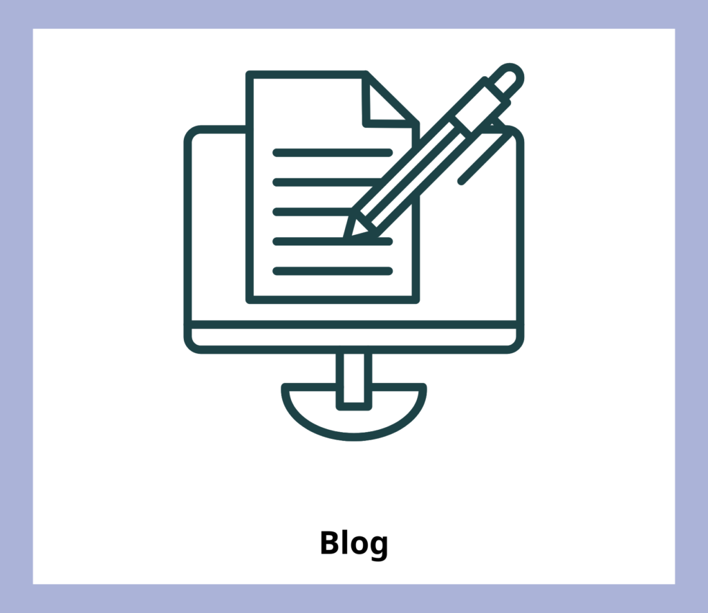 Blog tegel